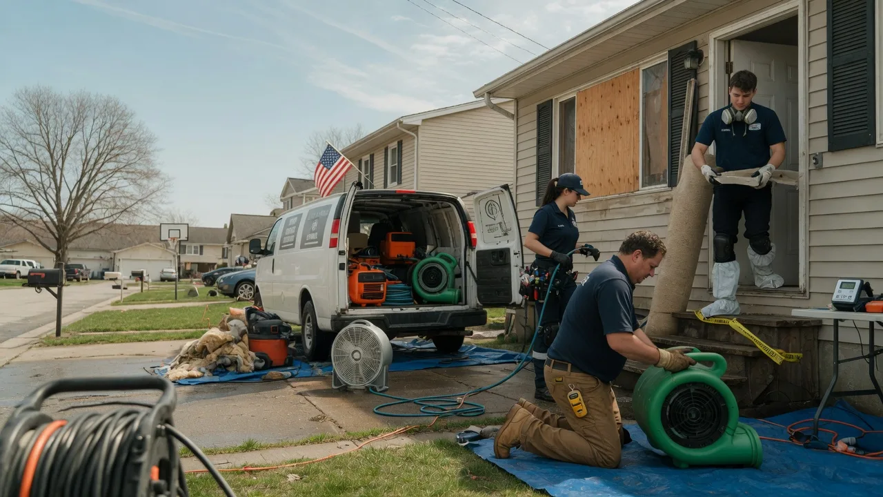 Water Damage Restoration in Branch, LA near me